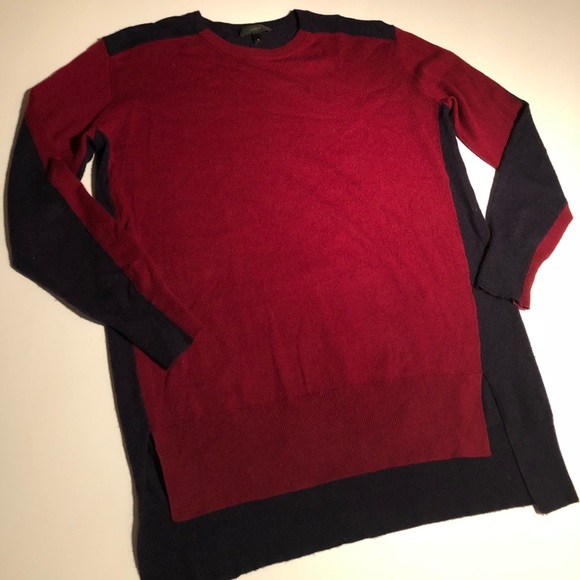 J. Crew Sweaters - J CREW WOOL COLOR BLOCK SWEATER